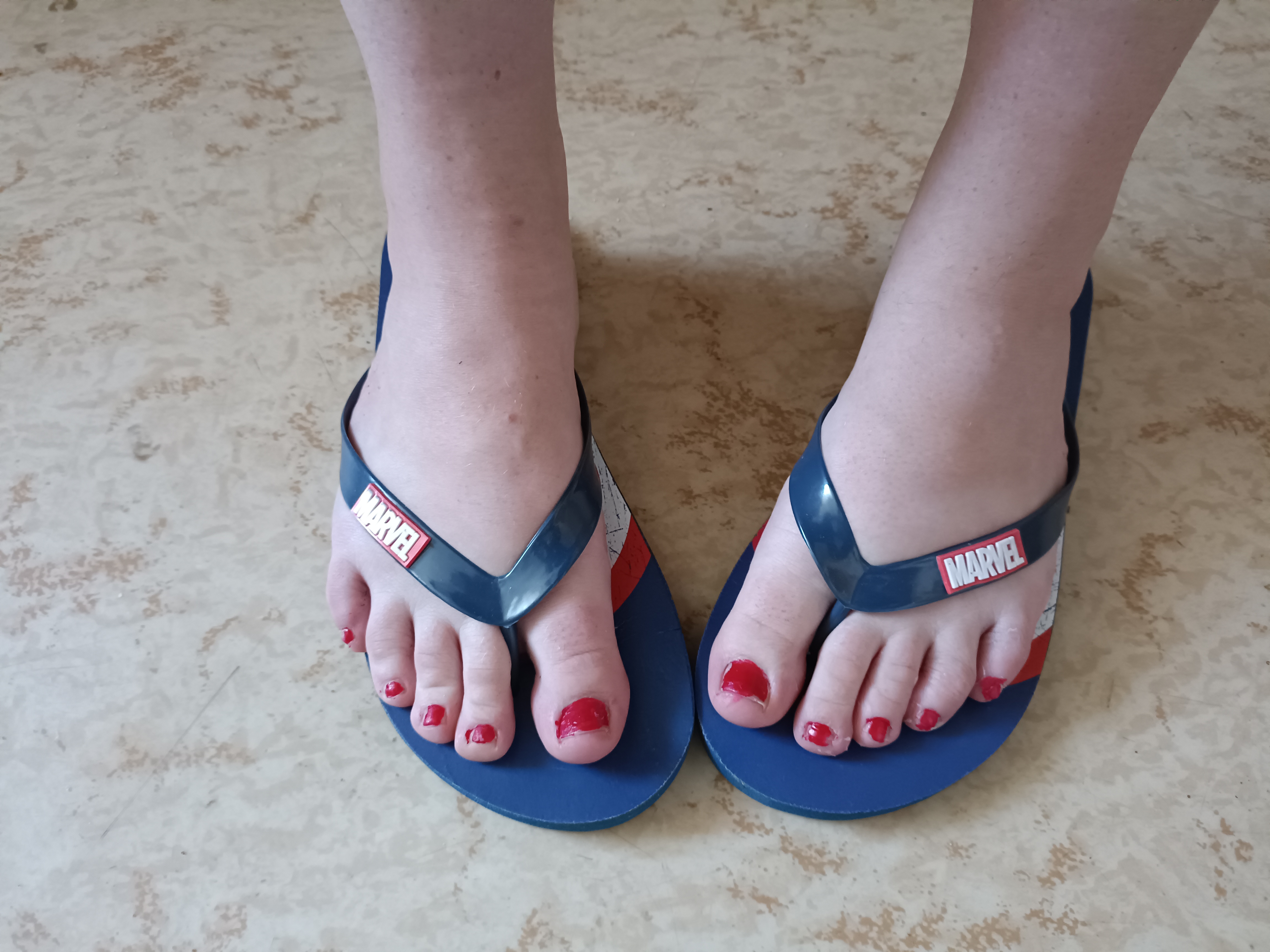 Nošené Marvel žabky