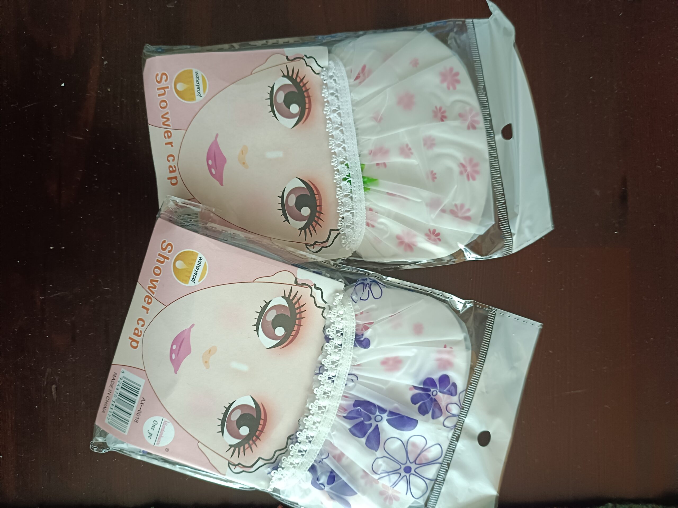 PVC koupací čepice 2 kusy