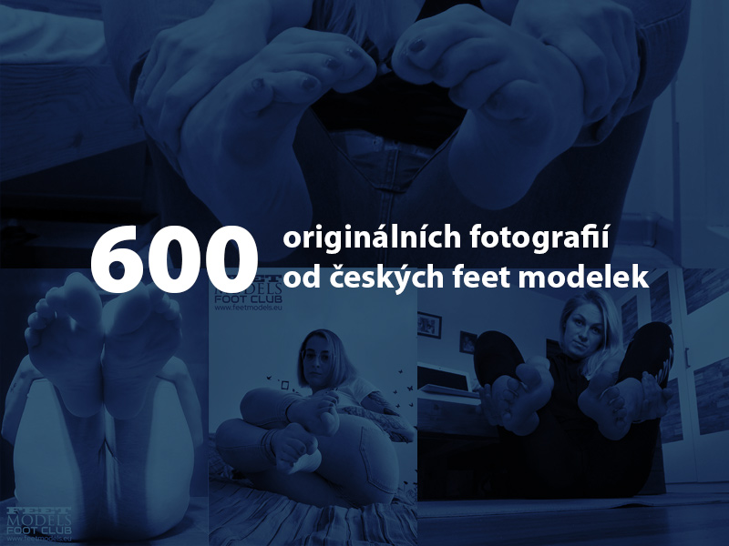 600 originálních selfie fotografií od českých feet modelek
